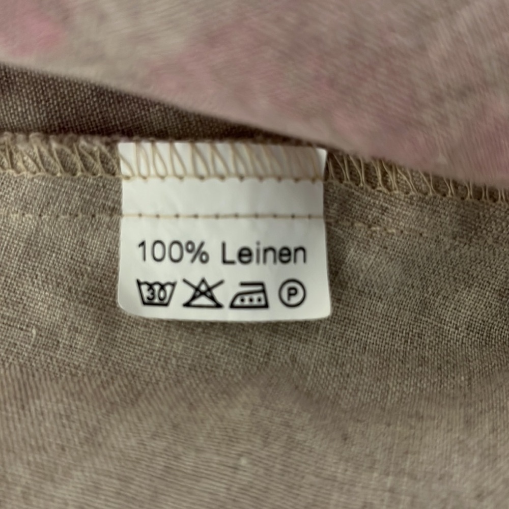 Eco Leinen A line maxi dress size XS - Picture 12 of 12